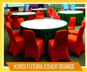 Kursi Futura dengan cover orange