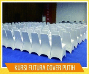 Kursi Futura dengan cover putih