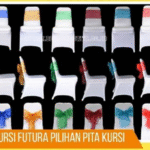 Sewa Sarung Kursi Futura – Sentuhan Elegan untuk Tampilan Acara Lebih Menarik